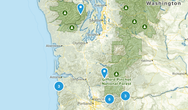 NW Trip Map