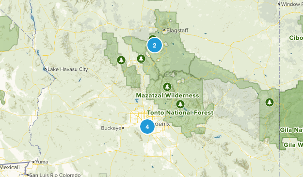 52 Hikes Map