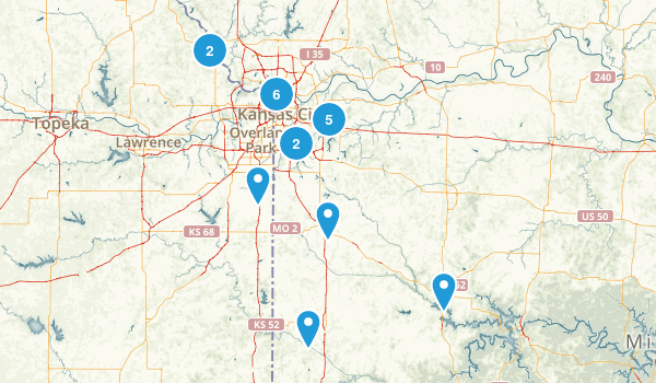 Missouri Hikes Map