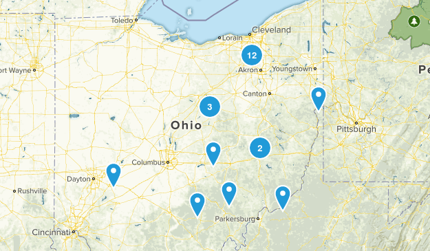 Future Trails Around NE OH Map