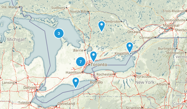 Suggested Hikes Map