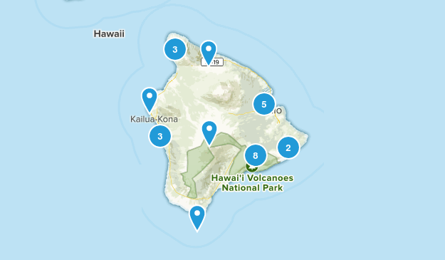 Hawaii Big Island Map