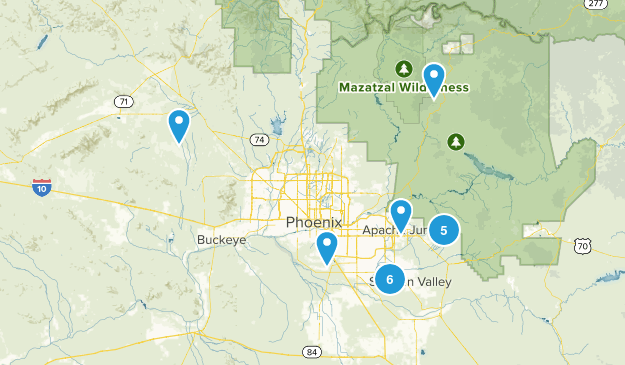 Phoenix To Do Trails Map