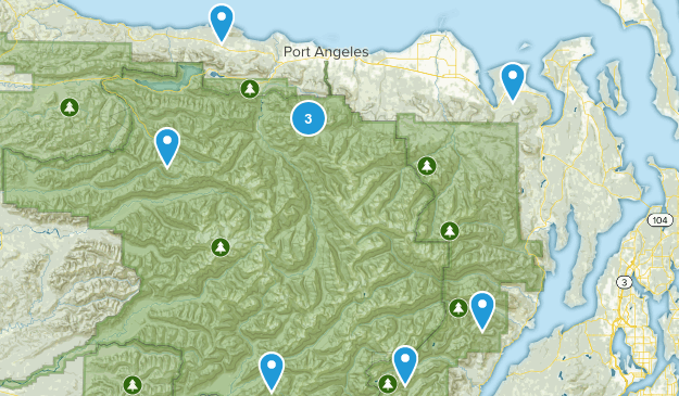 Seattle Hiking Trip Map