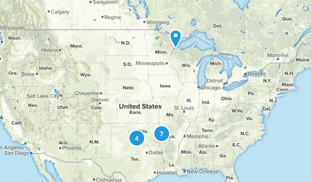 Future hiking trips Map