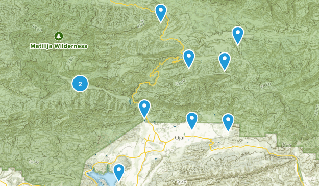 Lake Casitas Map