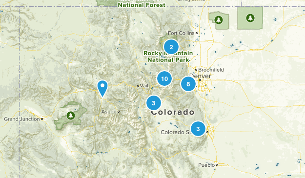 Hikes i plan on doing Map