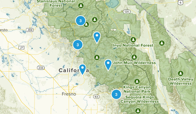 Moderate trails Map