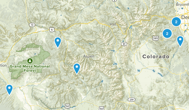 Long Hikes Map