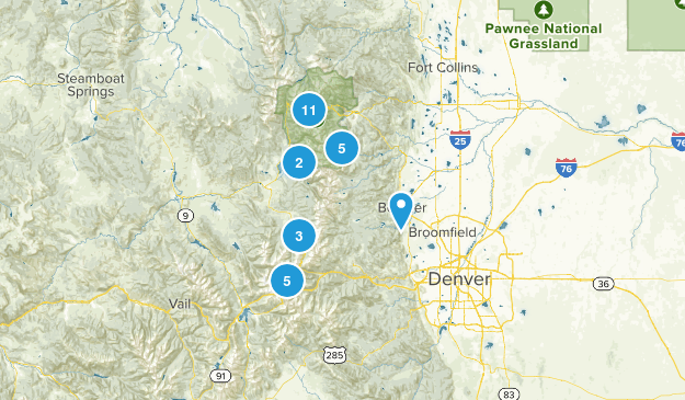 Rocky Mtn. National Park Map