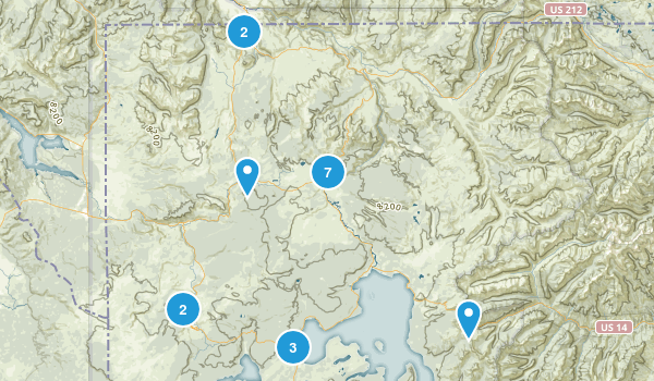YELLOW STONE NATIONAL Map