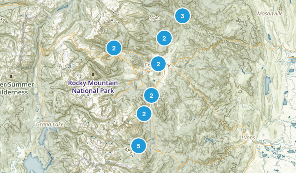 Allenspark/Estes Park Map