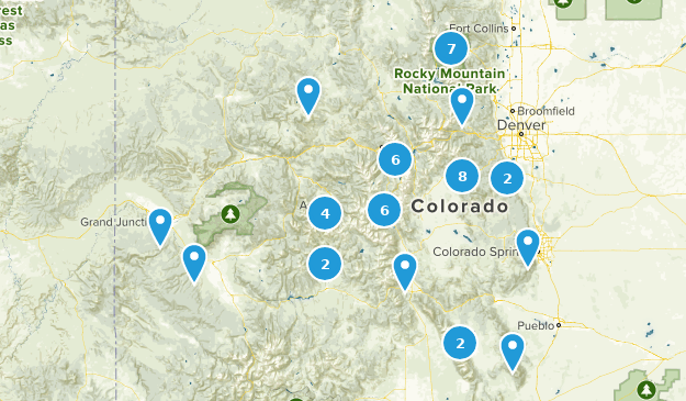 backpacking and camping Map
