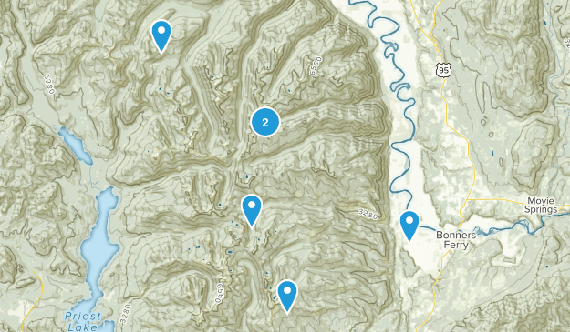 Boundary County Map