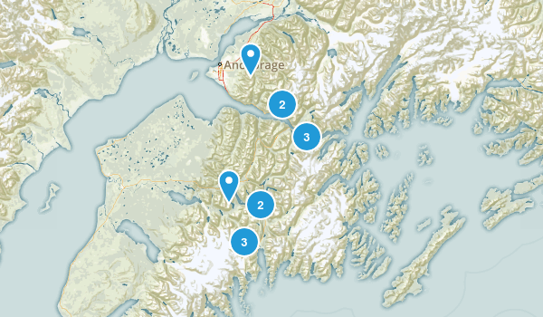 Alaska Trails Map