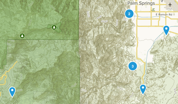 Palm Springs Map
