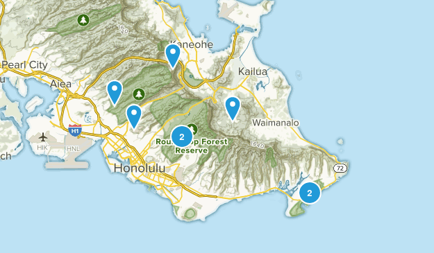 Hikes to do Map