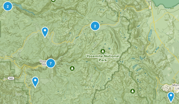 Yosemite Map