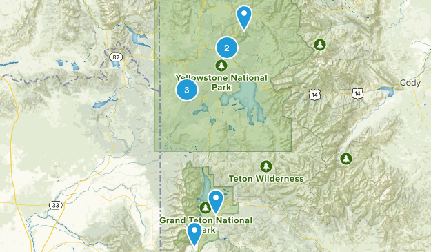 Yellowstone Map