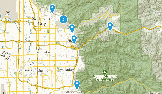 Utah Hikes Map