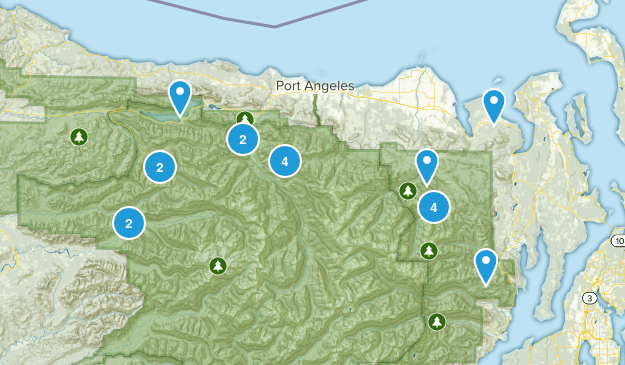 Olympic National Park, WA Map