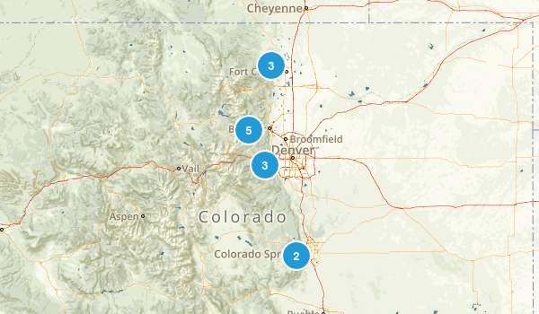 walk/hike with dogs Map