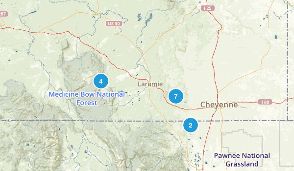 Cheyenne, WY Map