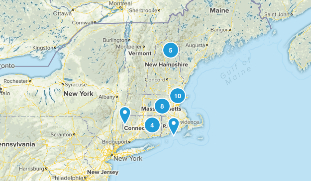 2017 hikes Map