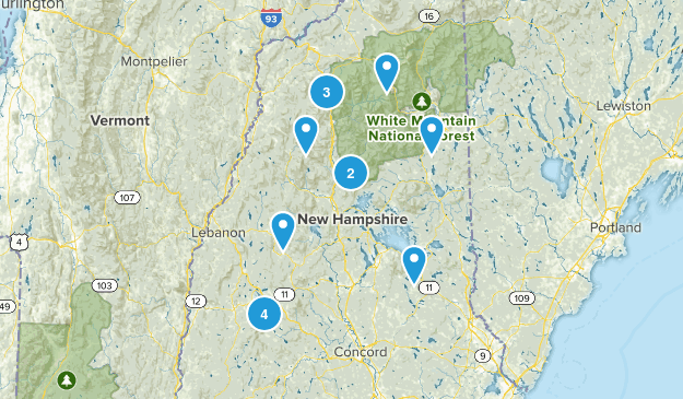 New Hampshire Map