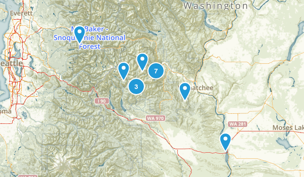wenatchee Map