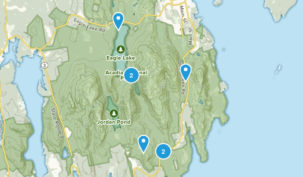 May 21 Acadia loop Map