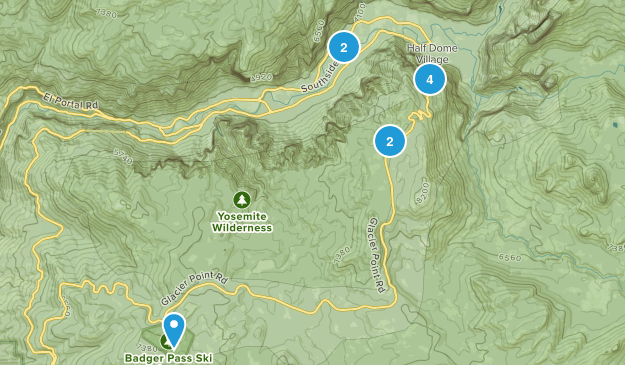 Yosemite - Apr 2017 Map