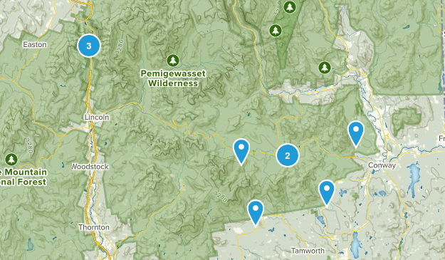 White Mountains Trails Map