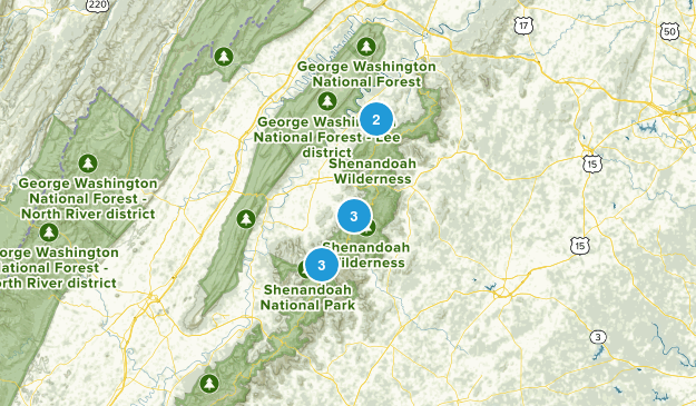 Shenandoah Trails Map