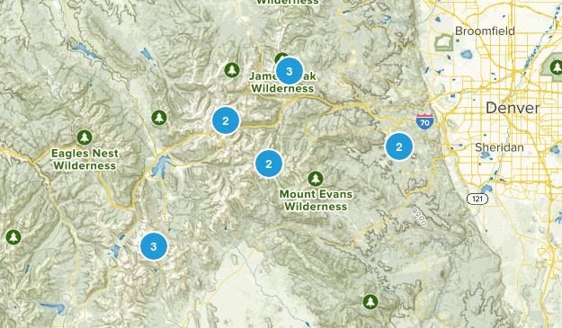 Weekend Hikes Map