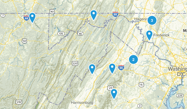 DC Hike Candidates Map