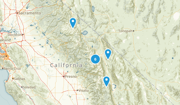 Bishop, Ca Map