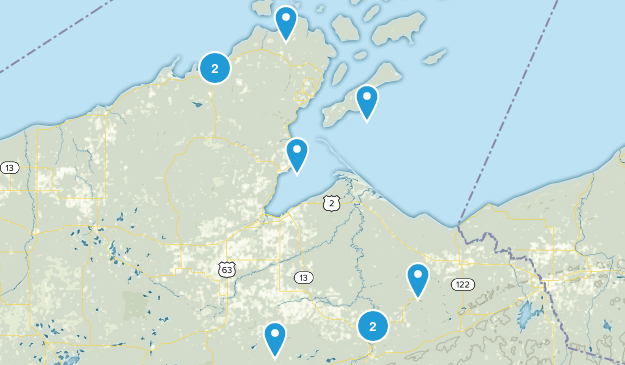 Road Trip to Apostle Islands Map