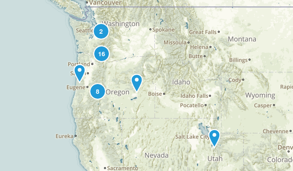 Hikes I want to do Map