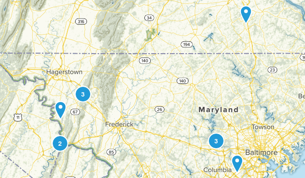Maryland - Other Trails Map