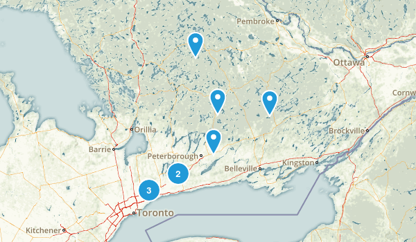 want to hike Map