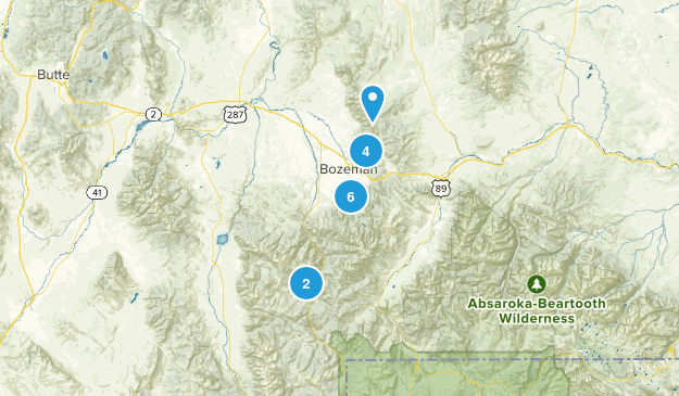 Hikes I've Done Map