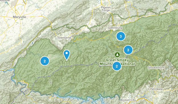 Great Smoky Mountains Map