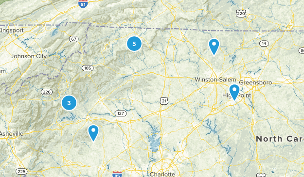 hiking & backpacking Map