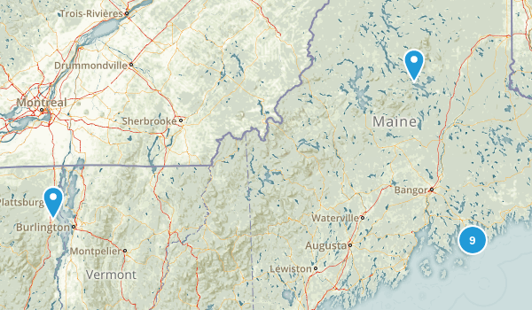 Acadia National Park Map