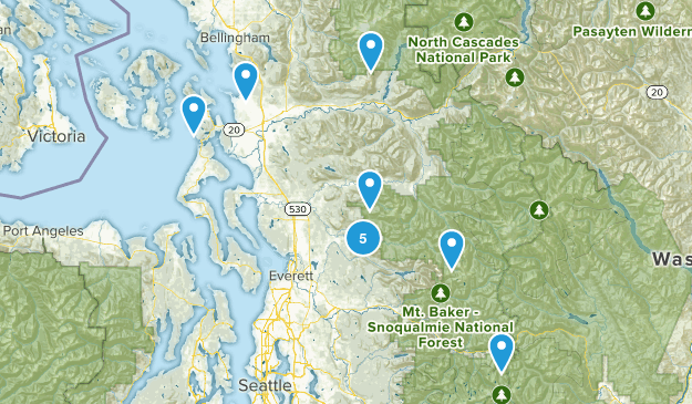 hikes completed Map