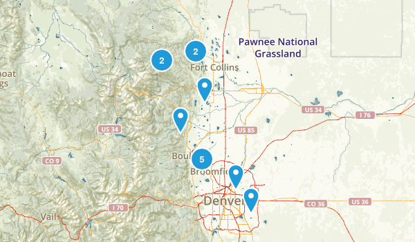 longmont area Map