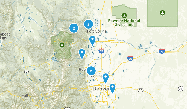 longmont area Map
