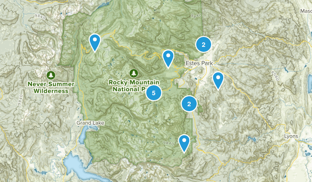 CO Hikes Map