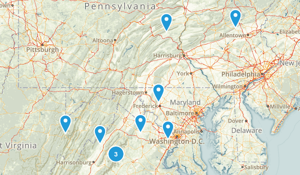 Virginia/Maryland Map